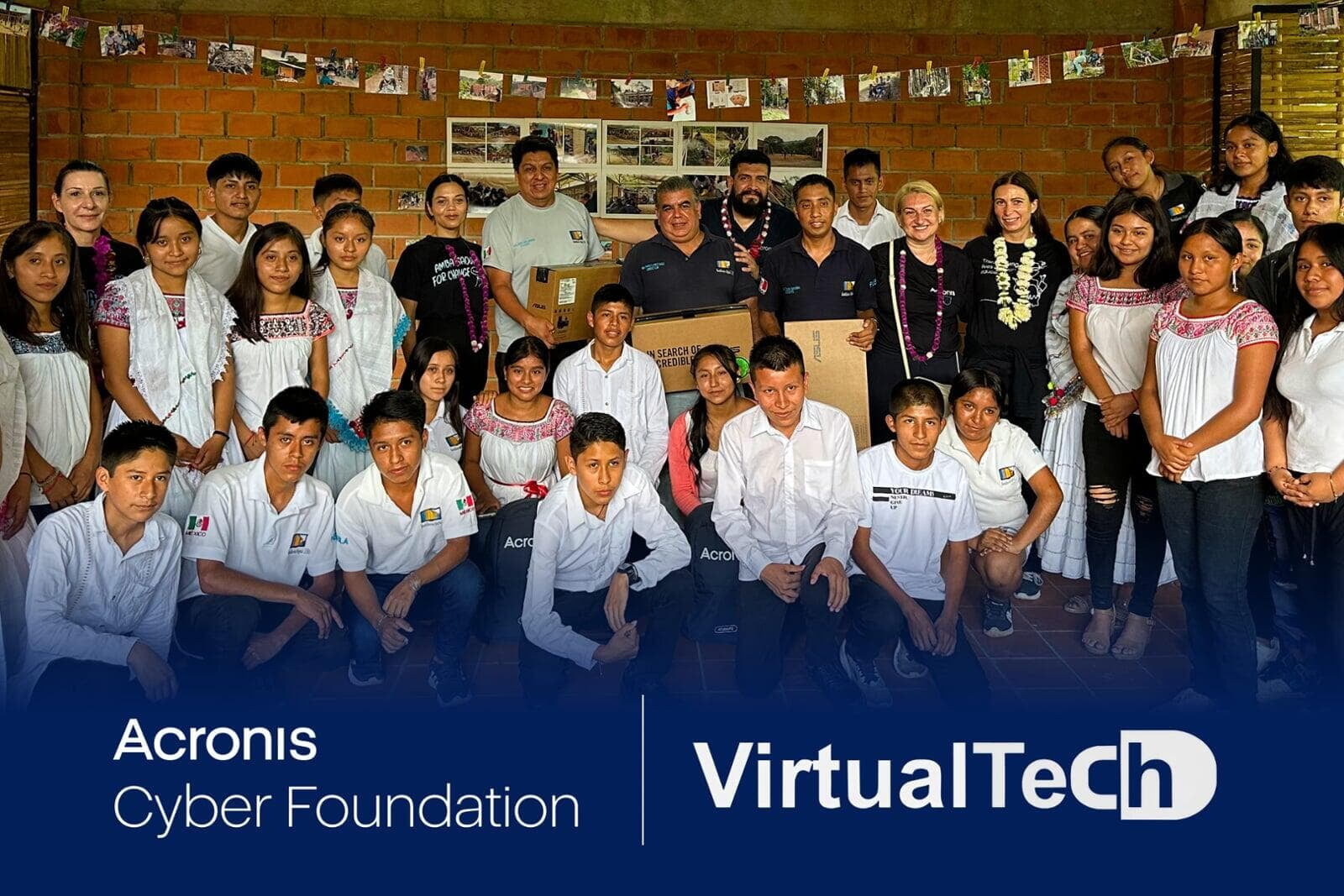 Acronis y VirtualTech celebran la apertura de la Escuela Rural Productiva en México para empoderar a los jóvenes locales a través de una educación culturalmente rica